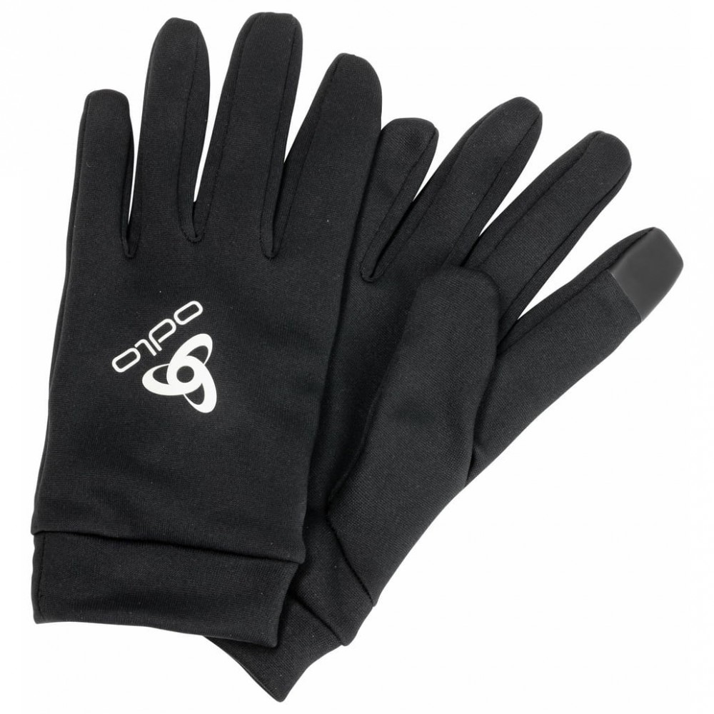 Rękawiczki funkcyjne Odlo Stretchfleece Liner Eco E-Tip 762710/15000 czarny