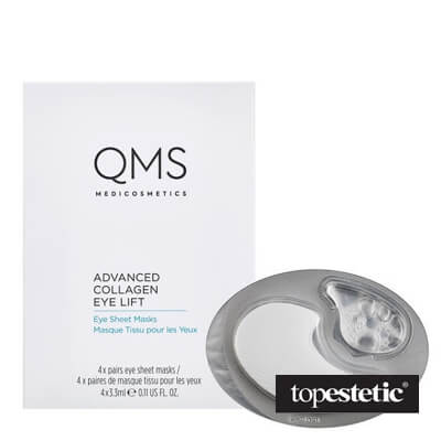 QMS QMS Advanced Collagen Eye Lift Płatki kolagenowe z kwasem hialuronowym 3x3,3 ml