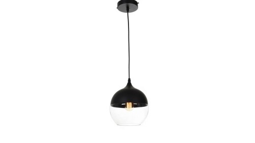 Lumina Deco Deco LAMPA WISZĄCA LOFT INDUSTRIALNA CZARNA ALBION NEW LDP 6805 (BK+PR)