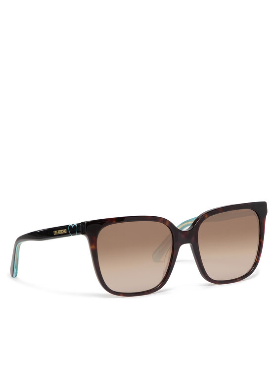 Moschino LOVE Okulary przeciwsłoneczne MOL044/S Brązowy