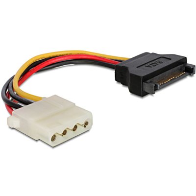 Delock SATA zasilający (M)-MOLEX(F) 15CM 60115