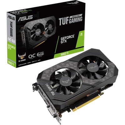 Asus TUF GeForce GTX 1660Ti Gaming Evo OC 6GB GDDR6 (TUF-GTX1660TI-O6G-EVO-GAMING)