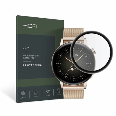 Hofi Szkło hybrydowe Hybrid Pro+ do HUAWEI Watch GT 3 42mm Czarny