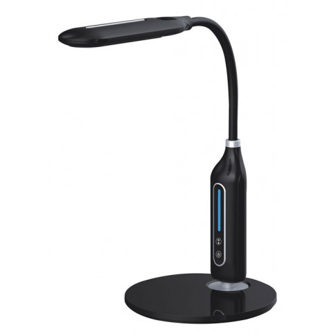 Czarna lampka biurkowa z elastycznym ramieniem - 4X S258 D9-R74