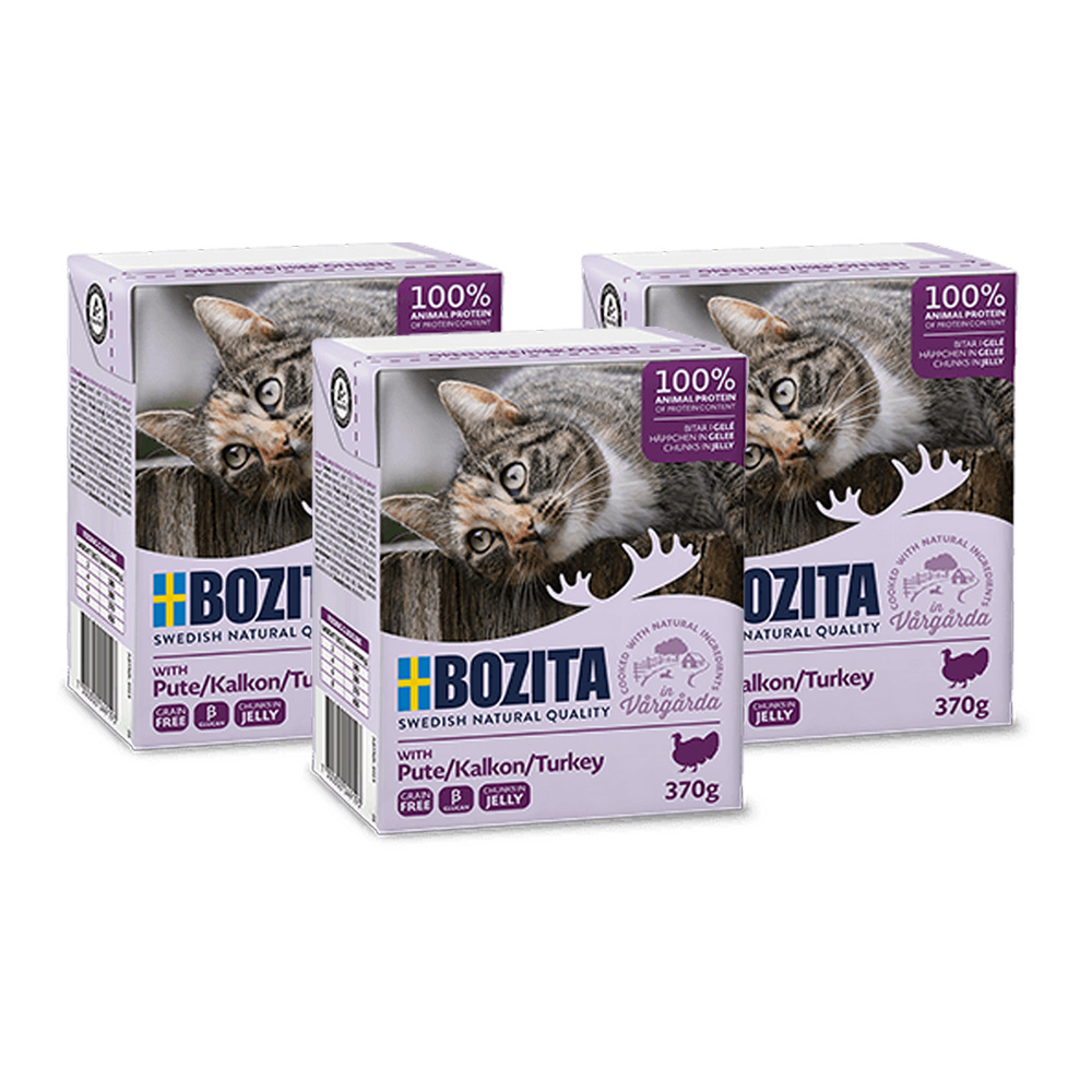 Bozita Cat Kawałki Indyka W Galaretce 3x370g B-4919
