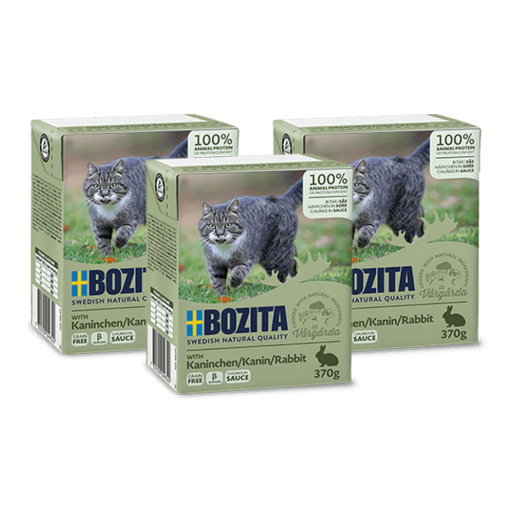 Bozita Cat Królik W Sosie 3x370g 53320-uniw