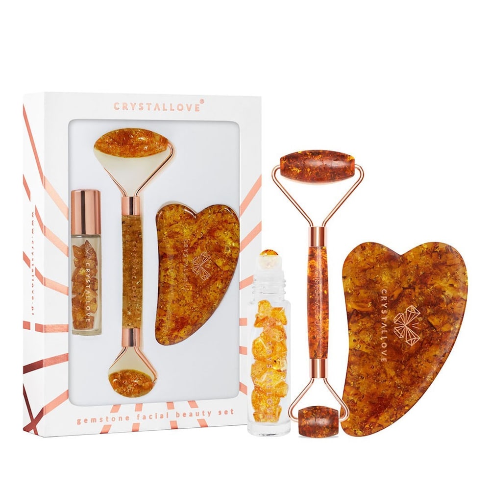 Crystallove Cognac amber beauty set 1 szt