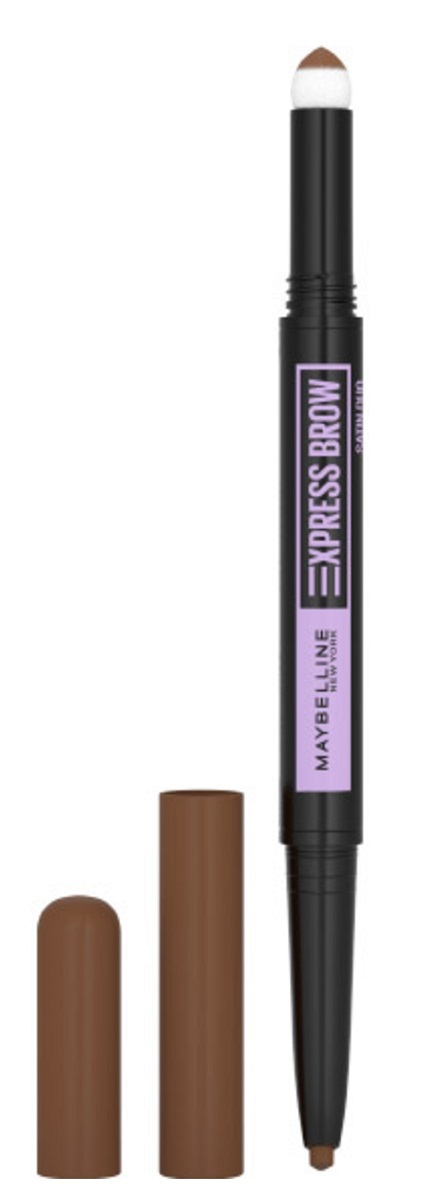 Maybelline Brow Satin kredka do brwi podwójne odcień 02 Medium brązowy