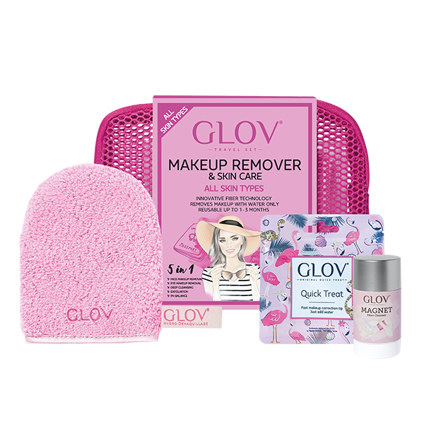 Podróżny zestaw do oczyszczania cery mieszanej GLOV Travel Set All Skin Types