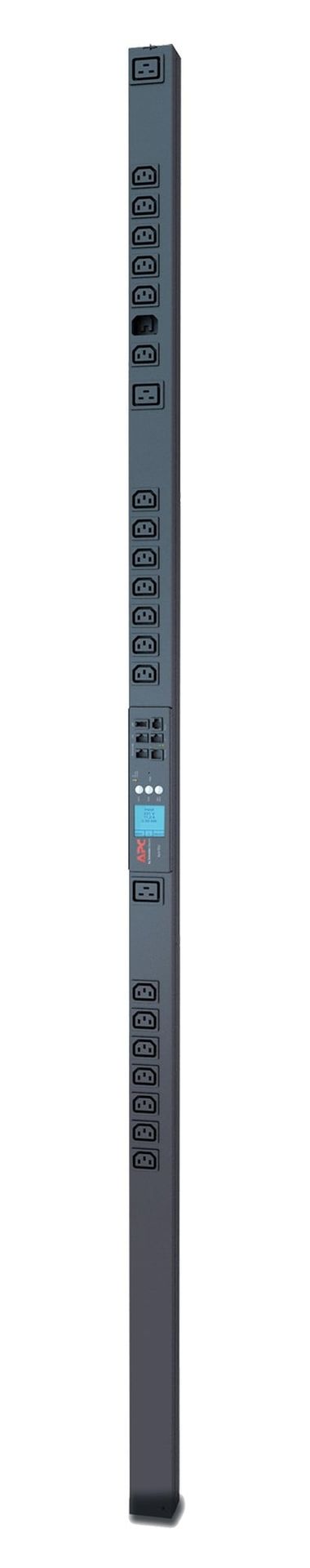 APC Rack PDU 2G, Metered-by-Outlet, ZeroU, 16A, 100-240V, (21) C13 & (3) C19 AP8 (AP8459WW)