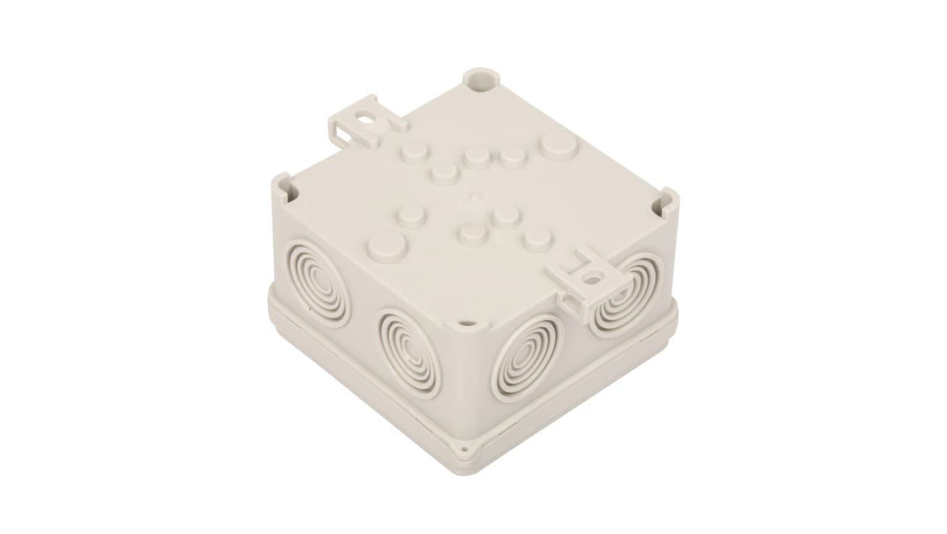 Simet Puszka n/t hermetyczna pusta 83x83x52mm IP54 z dławicą zintegrowaną szara N 80x80F 35210002 36szt.