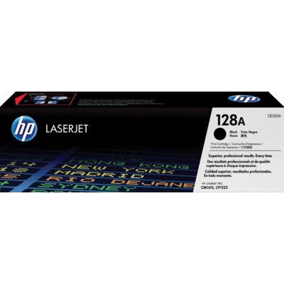 HEWLETT-PACKARD Toner HP CE320A (oryginał HP128A HP 128A; 2 000 stron; czarny) CE320A