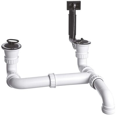 BLANCO Armatura przelewowo-odpływowa 2x1,5 do modeli RZS TOP EZ TOP EZS 137034) 137034