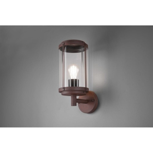 Trio Tanaro 202360124 kinkiet zewnętrzny ogrodowy IP44 1x40W E27 miedziany