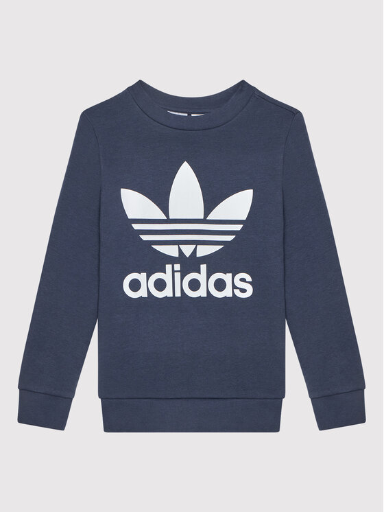 Adidas Bluza Treofil Crew HD2017 Granatowy Regular Fit