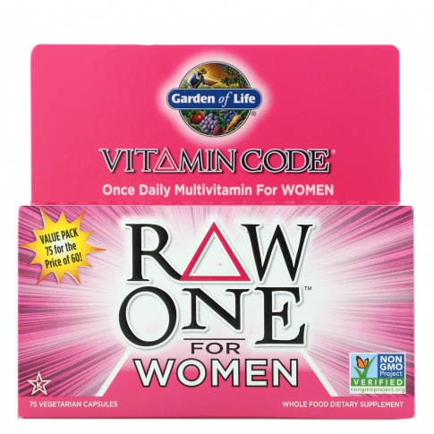 Garden Of Live Vitamin Code Raw One For Women 75 Vcaps