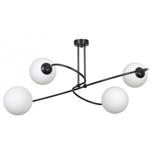 Czarna loftowa lampa sufitowa - D100 M2-E60