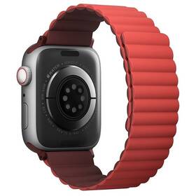 Apple Pasek wymienny Uniq Revix Reversible na Watch 38/40/41mm UNIQ-41MM-REVMRNCRL) Czerwony/Bordowy
