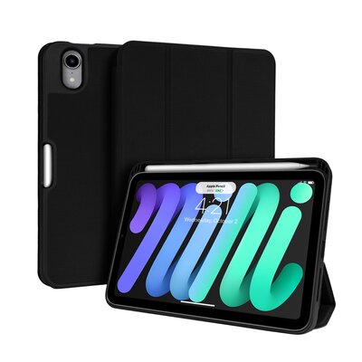 Apple Crong Crong FlexFolio Etui Obudowa do iPad Mini 6 (2021) z Funkcją Pencil (Black) CRG-FXF-IPDM6-BLK