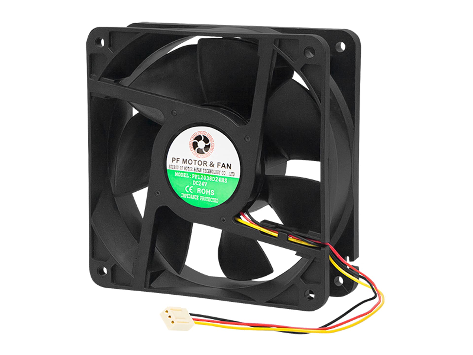 85-131# Wentylator  120x38mm 24v ślizg. 3-przew.