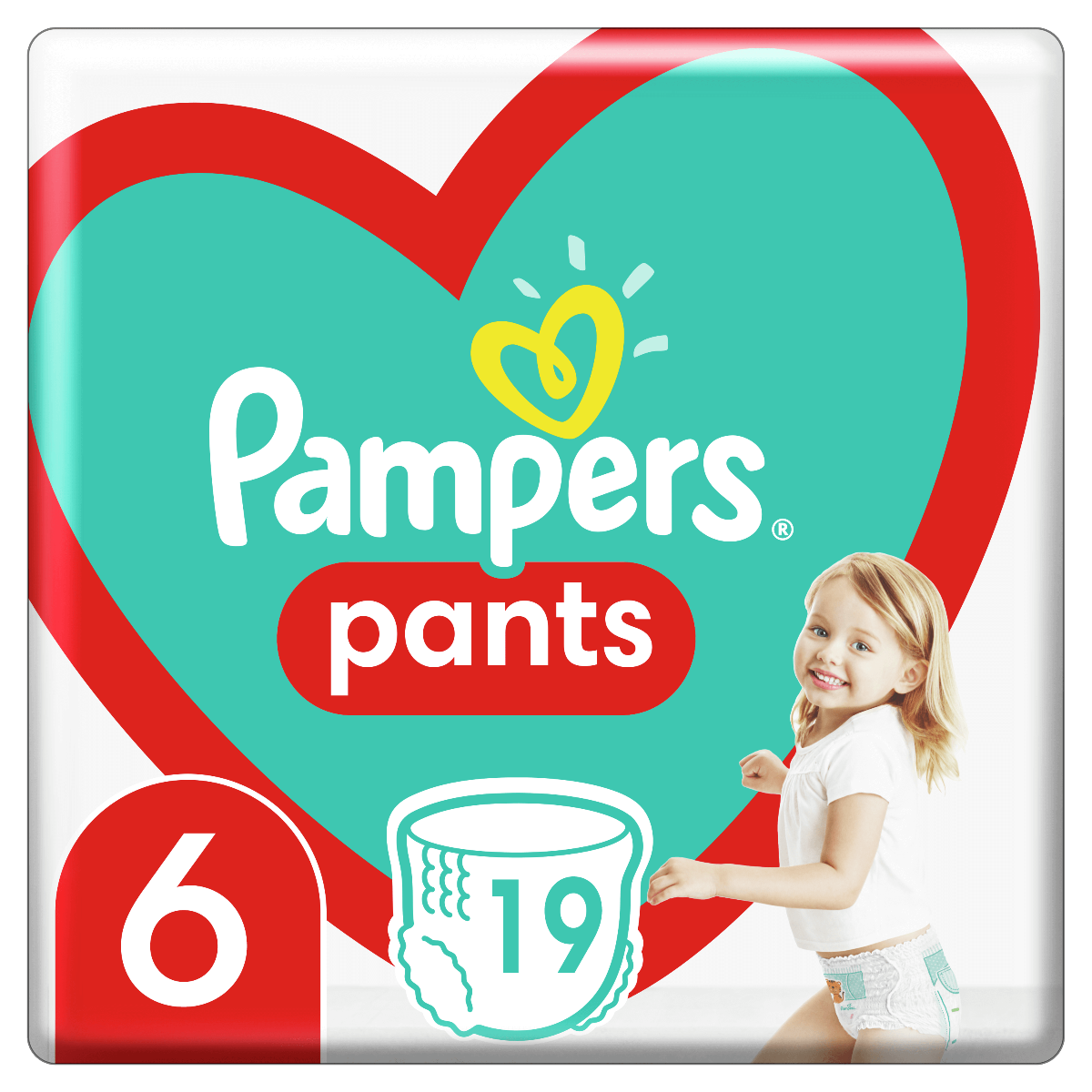 Pampers Pieluchomajtki rozm 6 5O41FZ 5O41FZ SAM SAM
