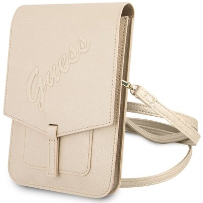 Guess GUWBRSAVSLG Saffiano Script złoty GUWBRSAVSLG