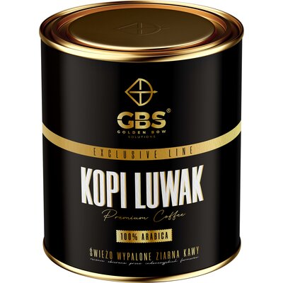 GOLDEN BOW SOLUTIONS Kawa ziarnista GOLDEN BOW SOLUTIONS Exclusive Line Kopi Luwak Arabica 0.1 kg