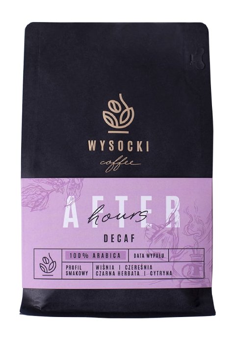 WYSOCKI COFFEE Kawa ziarnista Wysocki Coffee After Hours Decaf 250g 10337-uniw