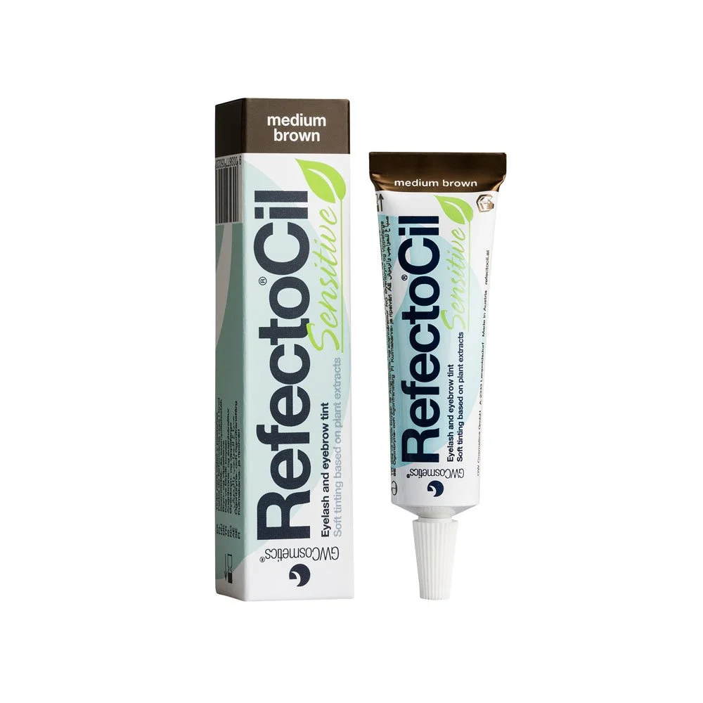 RefectoCil Sensitive | Łagodna henna do brwi i rzęs kolor Brąz 15ml