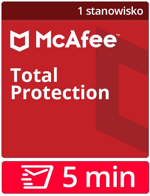 McAfee Total Protection 2026 (1 stanowisko, 12 miesięcy)