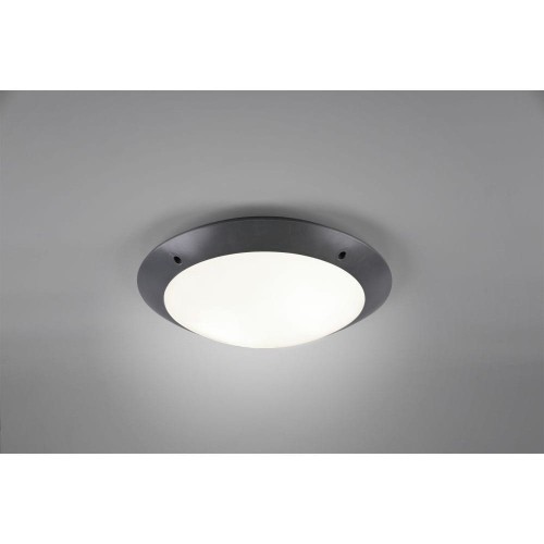 Camaro RL Antracyt E27 śr. 33cm IP54 Lampa sufitowa zewnętrzna RL R60502042 R60502042