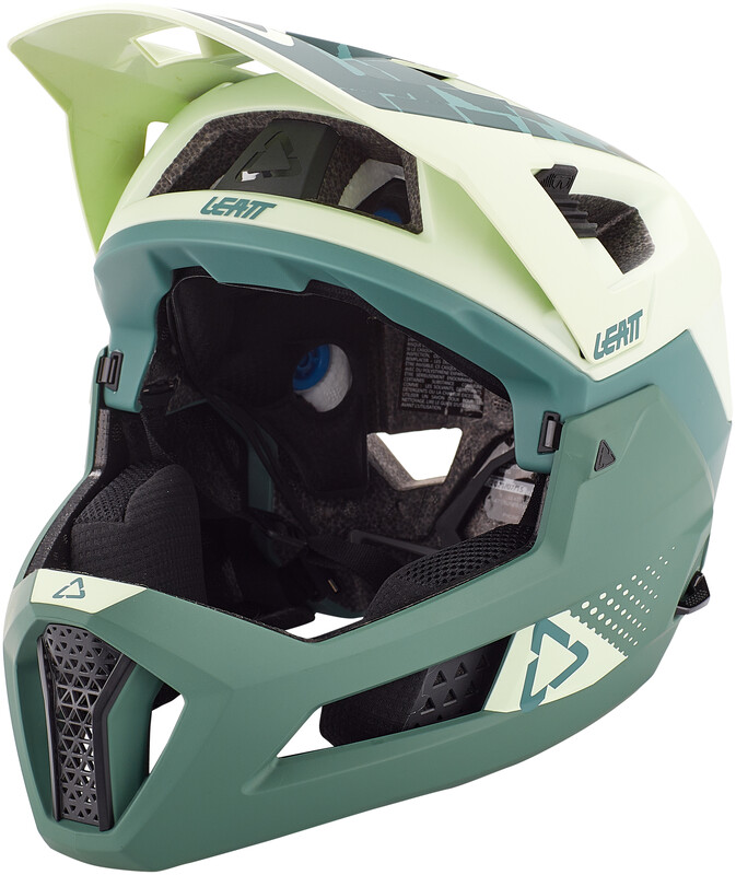 Leatt Leatt MTB 4.0 Enduro Helmet, zielony/biały 59-63cm 2022 Kaski MTB LE-HLT-2130/2303/L