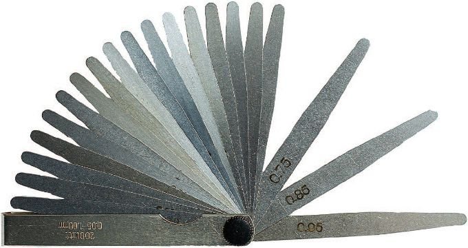 Gimex Szczelinomierz 100mm 0,05 - 1mm 20szt. 318.020