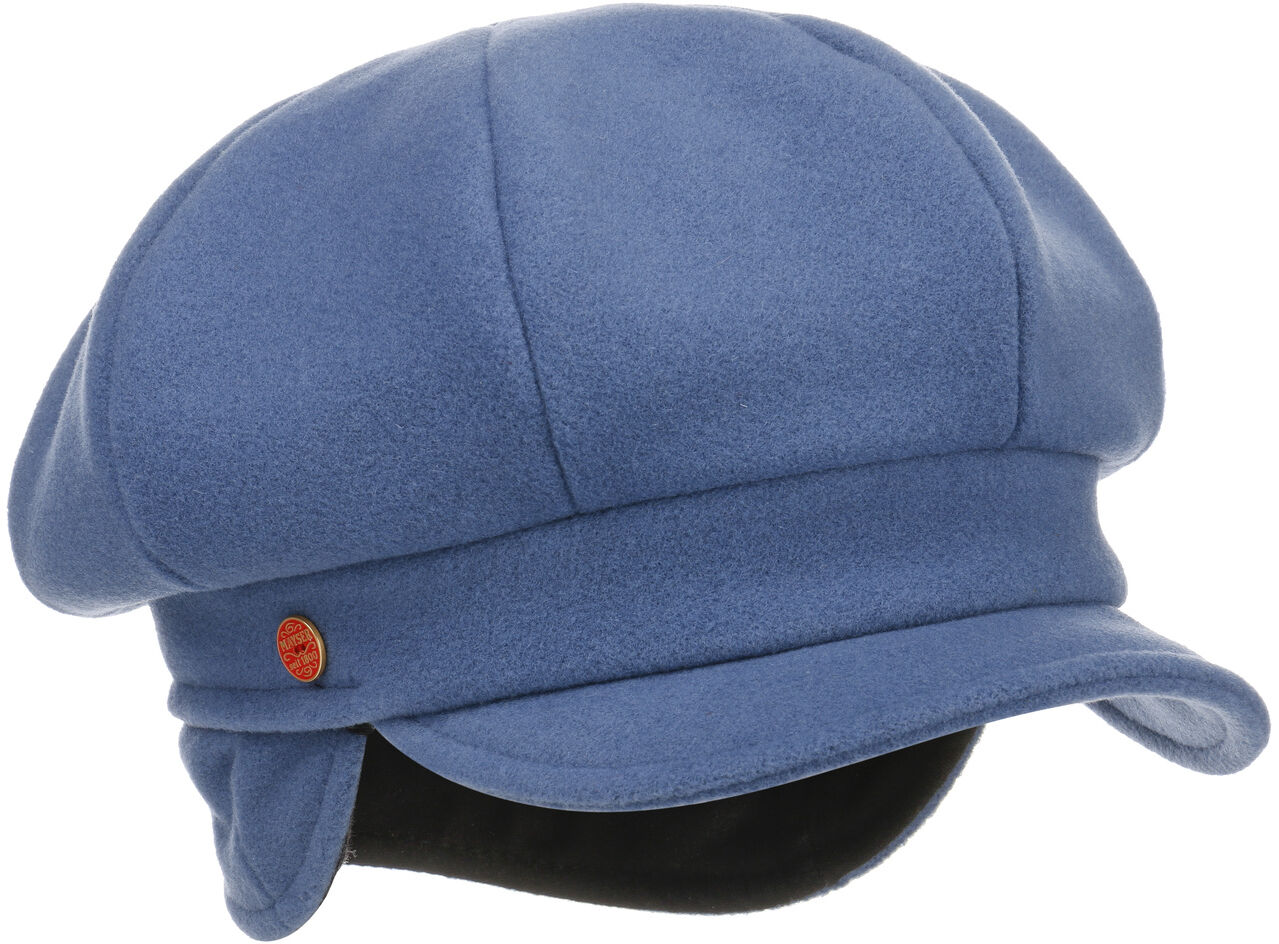 Czapka Newsboy Camilla by Mayser, niebieski, L (58-59 cm)