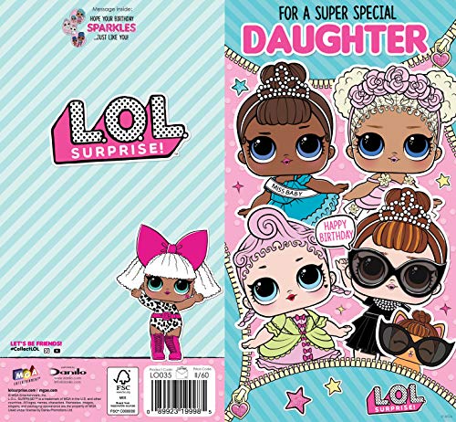 Danilo Promotions LOL niespodzianka lalka córka kartka urodzinowa LO035