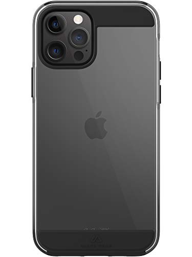 Black Rock - Etui Air Robust Case pasuje do Apple iPhone 12/12 Pro I etui na telefon komórkowy, przezroczyste, cienkie (czarne)