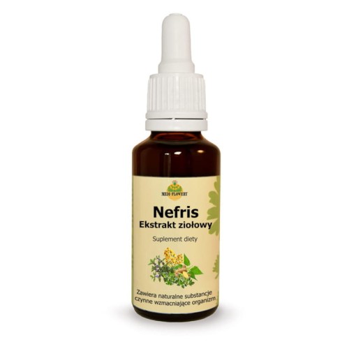 Medi-flowery Nefris Ekstrakt Ziołowy Nawłoć Tymianek Mięta Pokrzywa Imbir 30 ml Medi-Flowery MF-014