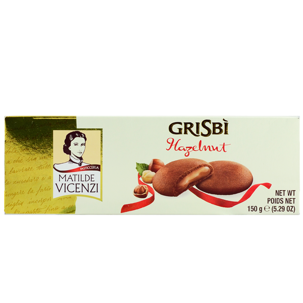 GRISBI GRISBI ciasteczka z orzechem laskowym 150G GRISBI.ORZECH.L.150G