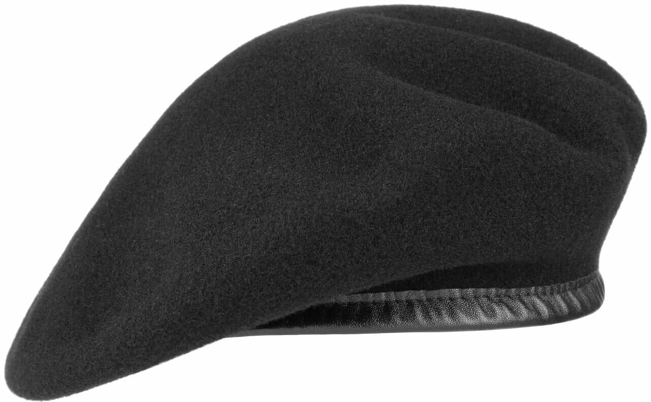 Czapka Baskijska Beret Monty by Kangol, czarny, S (54-55 cm)