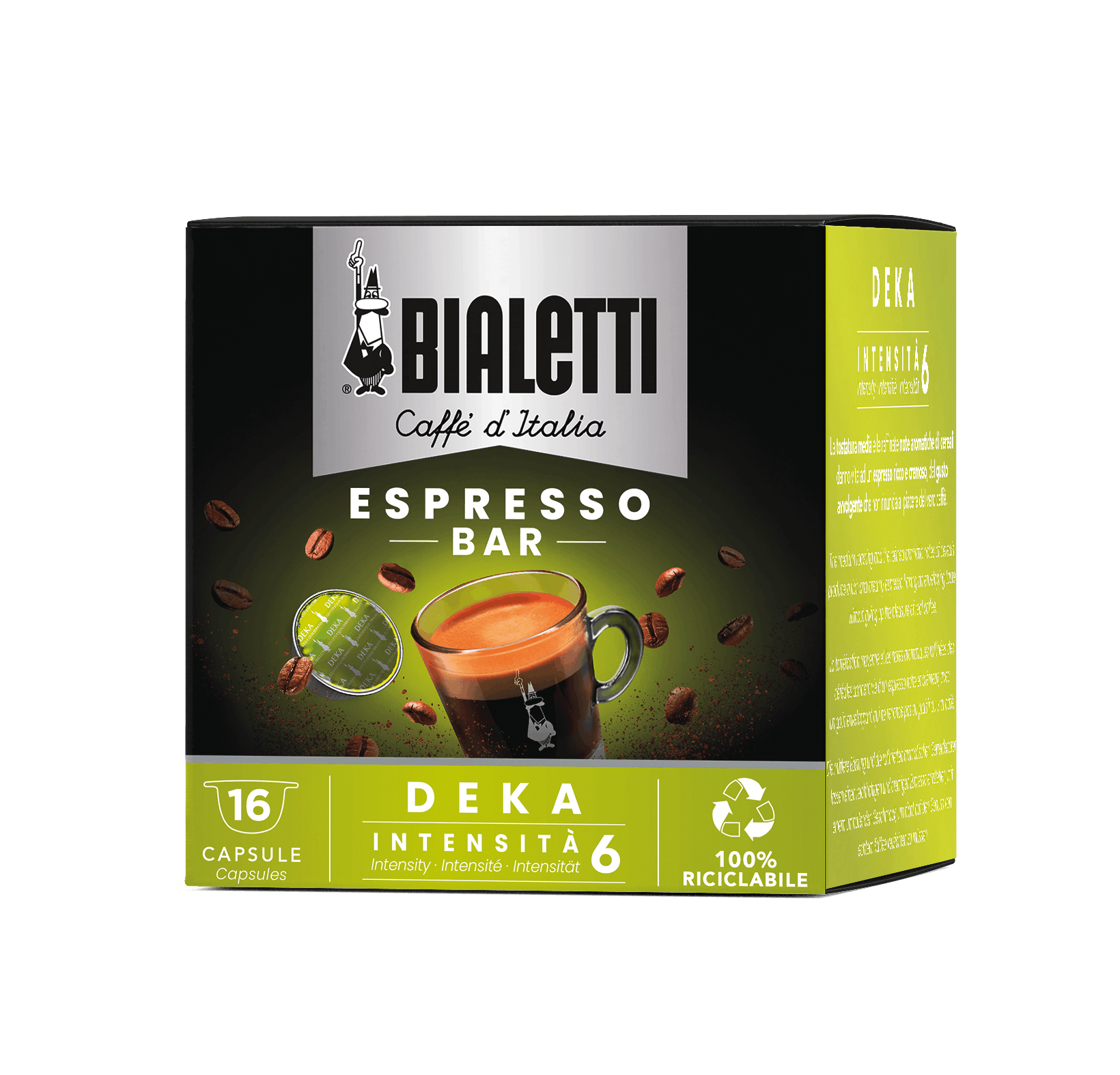 Deka - kapsułki do BIALETTI CAFFÈ D'ITALIA - 16 kapsułek