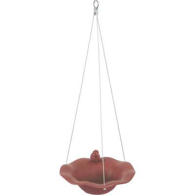 Zolux Poidło basen ceramiczny z figurką ptaka kol ceglast 170660