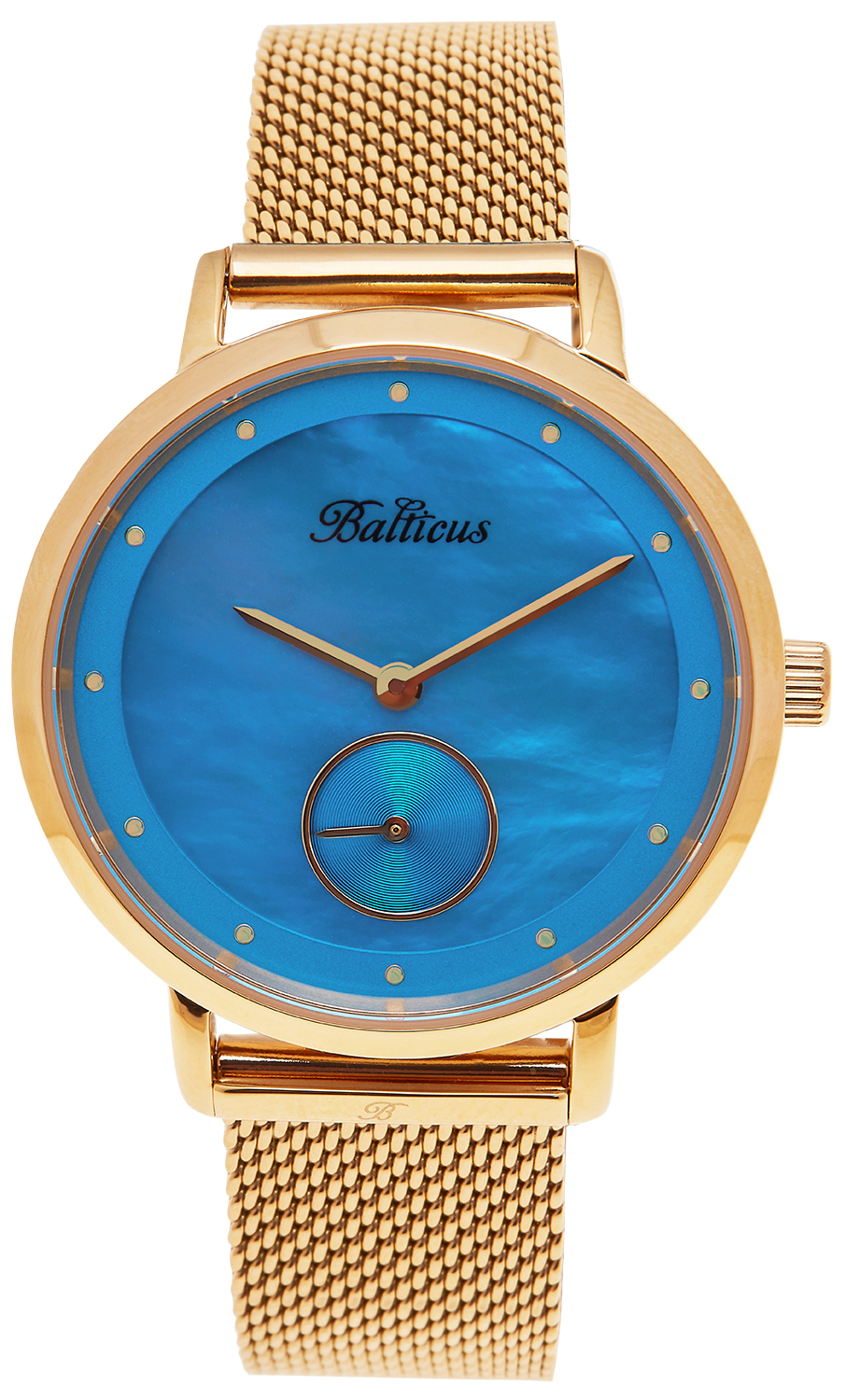 Balticus Zegarek BLT-BALNSGBL New Sky Gold Blue Pearl -