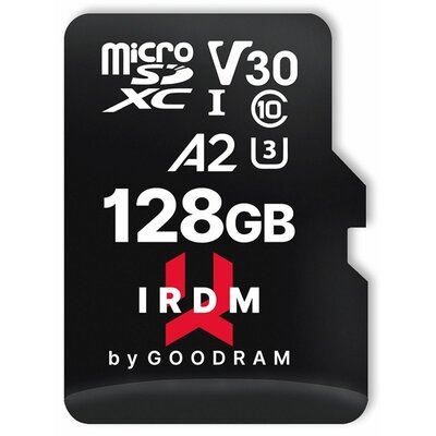 Goodram IRDM M2AA MicroSDXC 128GB UHS-I/U3 A2 V30 IR-M2AA-1280R12 IR-M2AA-1280R12