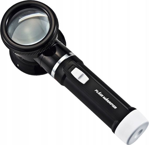 Carton Lupa x5 z podziałką skala 0,5mm.