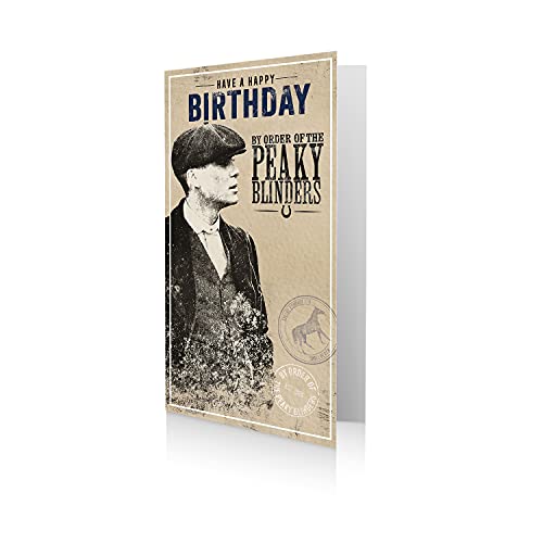 Danilo Promotions Peaky Blinders oficjalna kartka urodzinowa, 'By Order of the Peaky Blinders' PY022