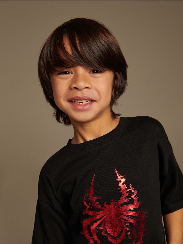 Reserved - T-shirt Spider-Man - czarny