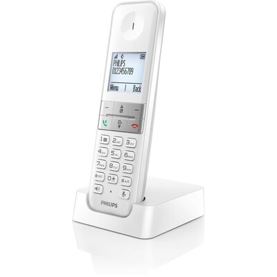 Philips Telefon D4701W/53 Biały