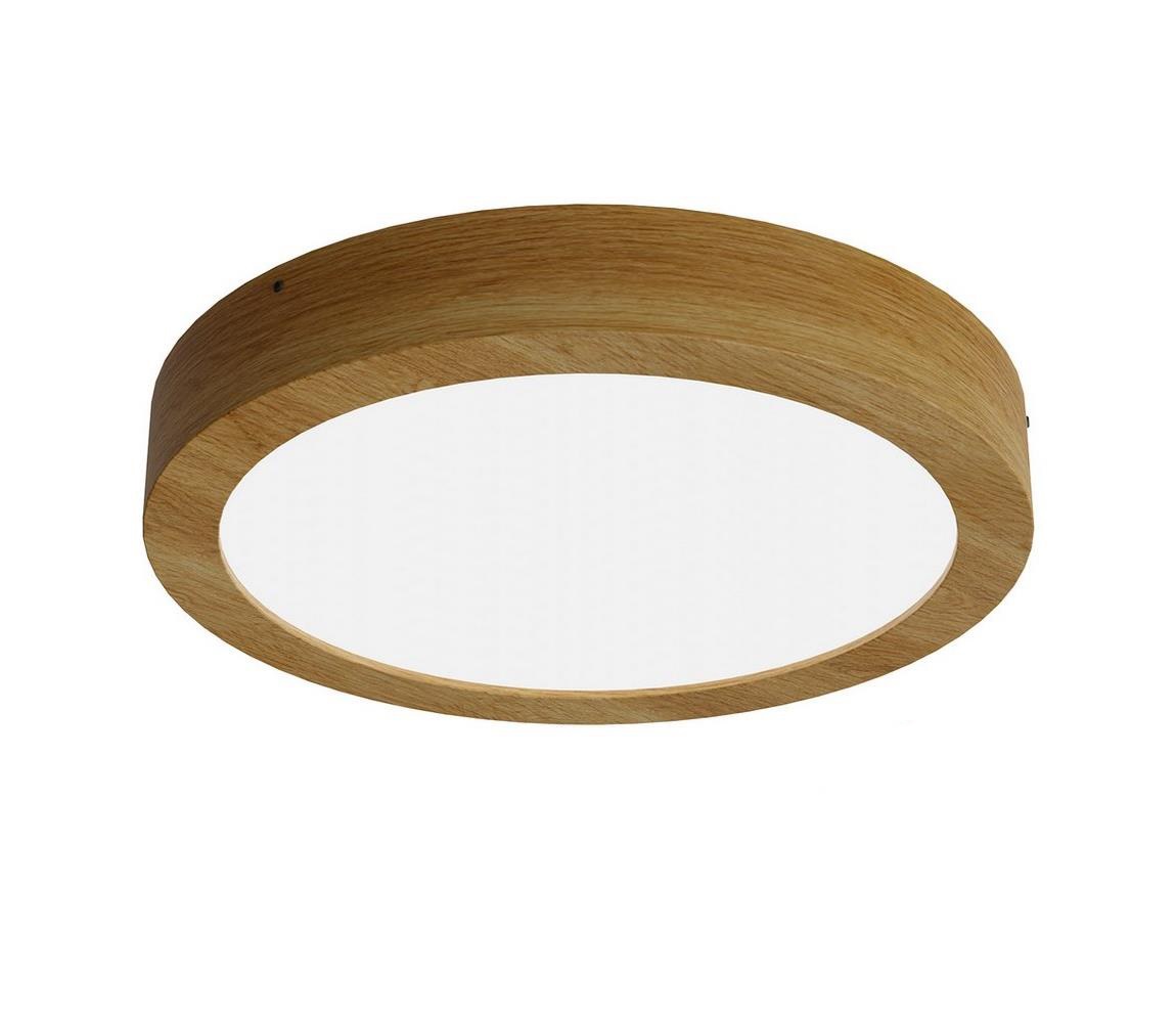 APLED - LED Plafon RONDO LED/36W/230V śr. 40 cm dąb
