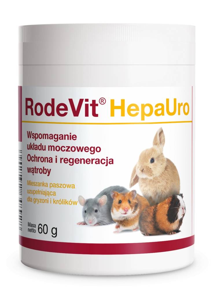 Dolfos Dolvit Rodevit HepaUro 60g dla gryzoni i królików 53695-uniw