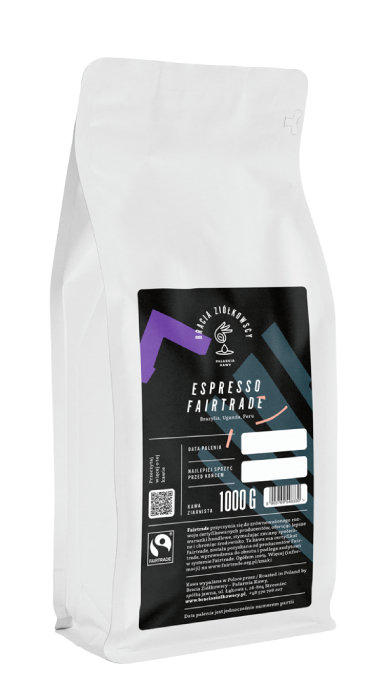 BRACIA ZIÓŁKOWSCY Kawa ziarnista Bracia Ziółkowscy Espresso Fairtrade 1kg 10605-uniw